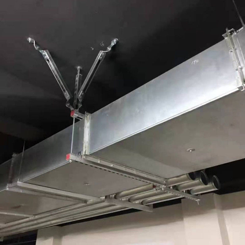 Cable de techo Soporte de tubería de frenado sísmico para la resistencia a la corrosión de los conductos