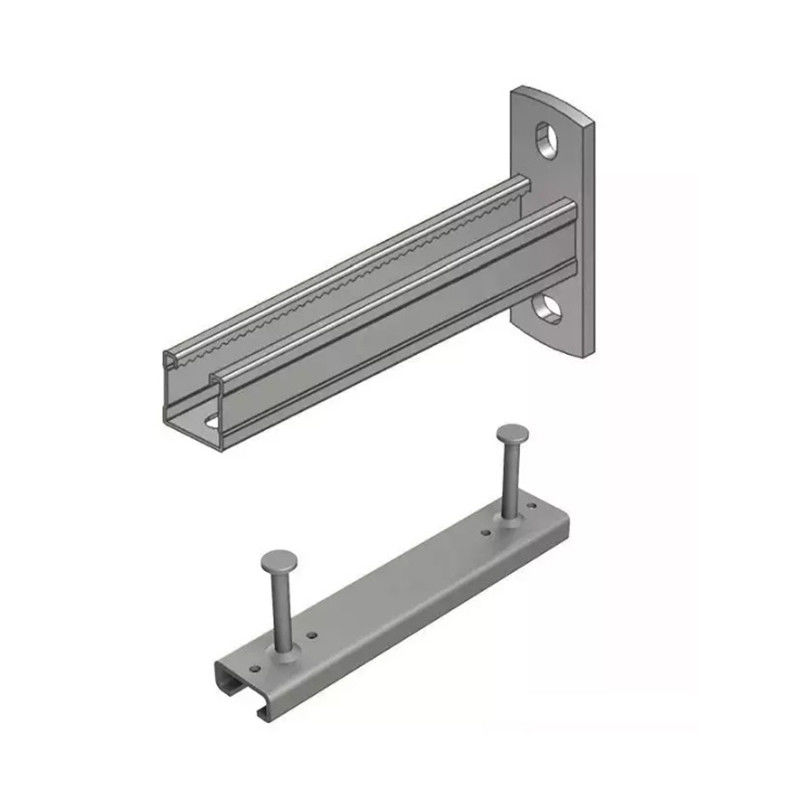 Soporte de bandeja de cable sísmico de techo industrial de 2,7 mm para conductos de trabajo pesado