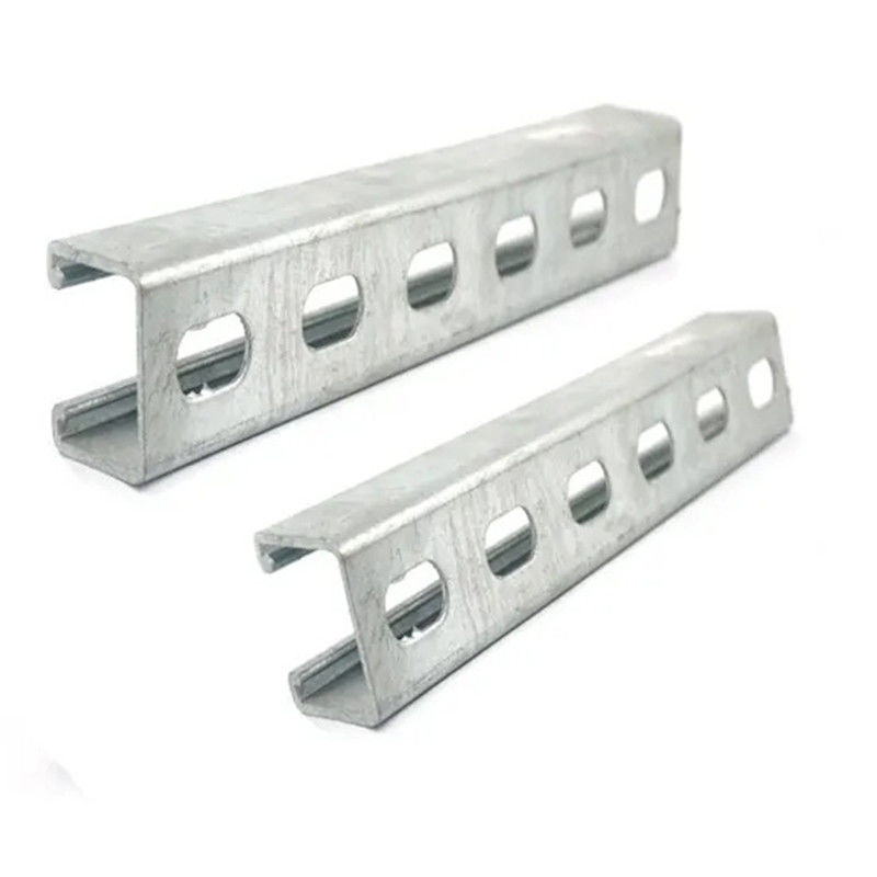 Resistente al calor con ranuras 304SS de acero inoxidable Unistrut 10 Ft 8 Ft 6.5ft canal U