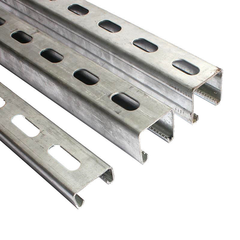 Anodizado de aluminio unistrut canal 100 x 50 U de forma a prueba de corrosión